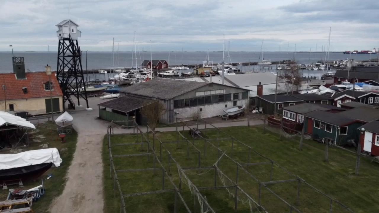 Dragør Havn og det gamle værft set fra luften